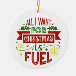 Alles, was ich zu Weihnachten Gewollt habe, ist de Keramik Ornament