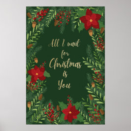 Alles, was ich zu Weihnachten Gewollt habe, ist de Poster