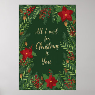 Alles, was ich zu Weihnachten Gewollt habe, ist de Poster
