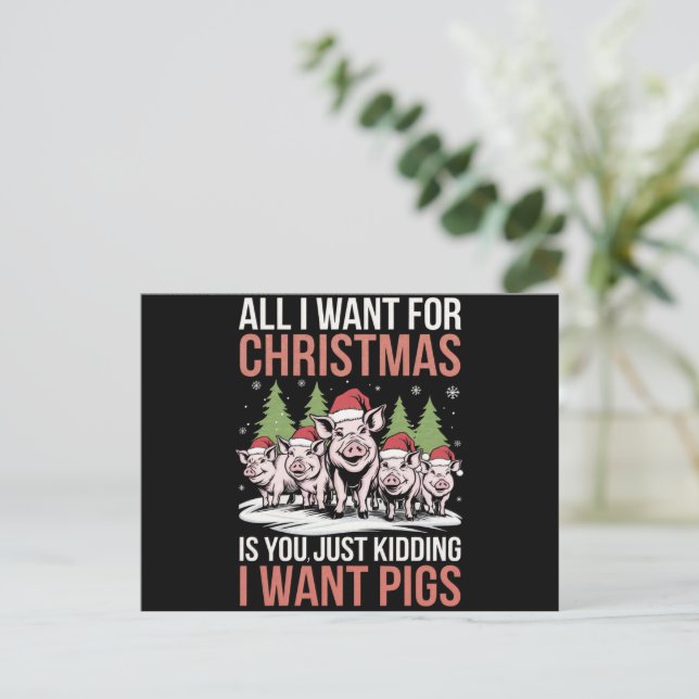Alles, was ich zu Weihnachten Gewollt habe, ist ei (Stehend Vorderseite)