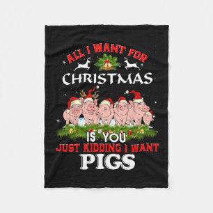 Alles, was ich zu Weihnachten Gewollt habe, ist ei Fleecedecke