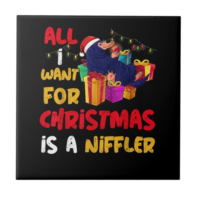 Alles, was ich zu Weihnachten Gewollt habe, ist ei Fliese (Vorderseite)