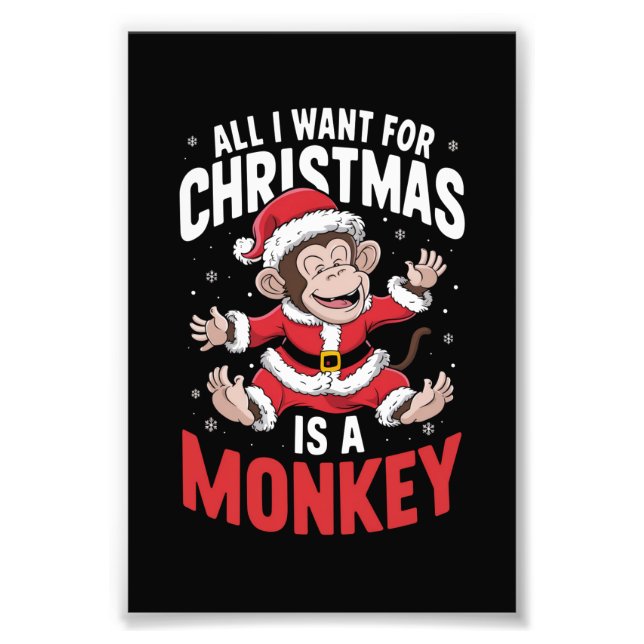 Alles, was ich zu Weihnachten Gewollt habe, ist ei Fotodruck (Vorne)