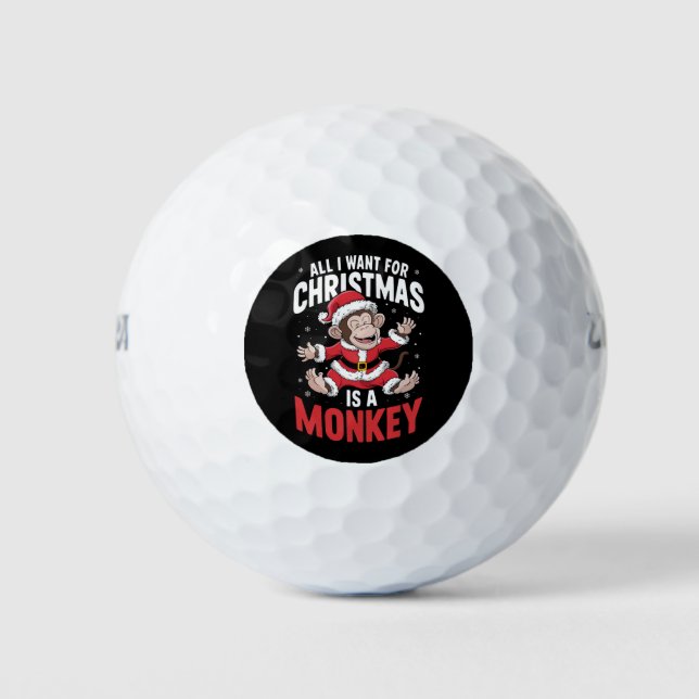 Alles, was ich zu Weihnachten Gewollt habe, ist ei Golfball (Vorderseite)