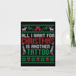 Alles, was ich zu Weihnachten Gewollt habe, ist ei Karte