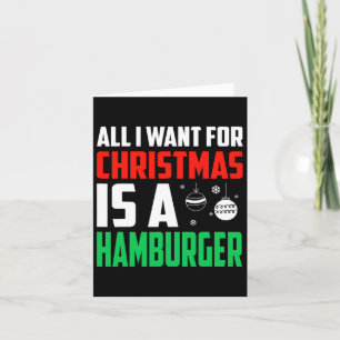 Alles, was ich zu Weihnachten Gewollt habe, ist ei Karte