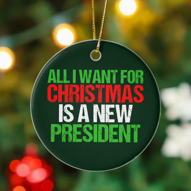 Alles, was ich zu Weihnachten Gewollt habe, ist ei Keramikornament (Von Creator hochgeladen)