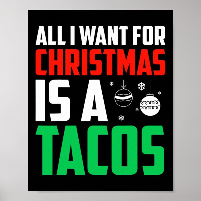 Alles, was ich zu Weihnachten Gewollt habe, ist ei Poster (Vorne)
