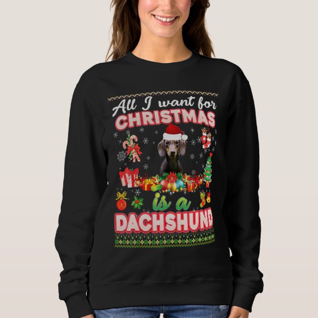 Alles, was ich zu Weihnachten Gewollt habe, ist ei Sweatshirt (Vorderseite)
