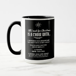 Alles, was ich zu Weihnachten gewollt habe, ist ei Tasse