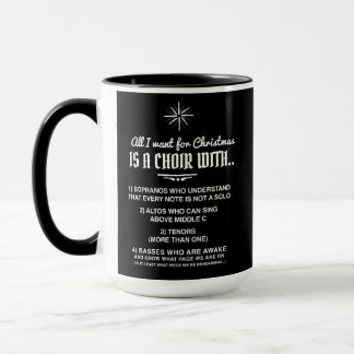 Alles, was ich zu Weihnachten gewollt habe, ist ei Tasse