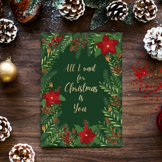 Alles, was ich zu Weihnachten gewollt habe, ist Ih (<a href="http://www.freepik.com">Designed by Freepik</a>)