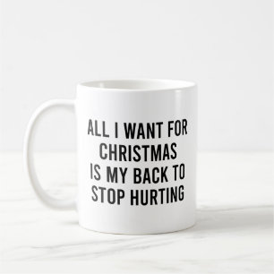 Alles, was ich zu Weihnachten Gewollt habe, ist "M Kaffeetasse
