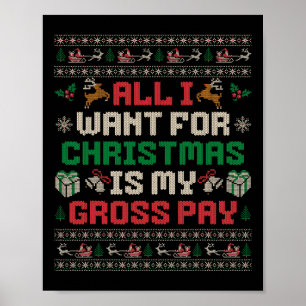 Alles, was ich zu Weihnachten Gewollt habe, ist me Poster