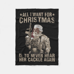 Alles, was ich zu Weihnachten Gewollt habe, ist, n Fleecedecke
