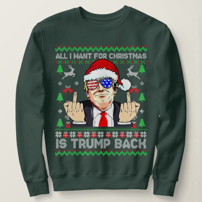 Alles, was ich zu Weihnachten Gewollt habe, ist Tr Sweatshirt (Design vorne)