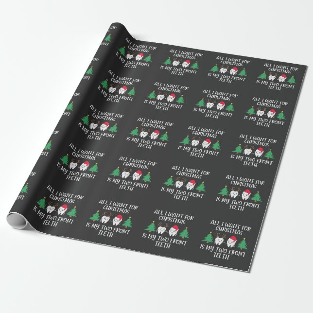 Alles, was ich zu Weihnachten Gewollt habe, sind m Geschenkpapier (Ungerollt)