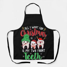 Alles, was ich zu Weihnachten Gewollt habe, sind m Schürze