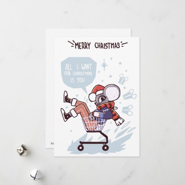 Alles, was ich zu Weihnachten gewollt habe, sind S (Vorderseite/Rückseite Beispiel)