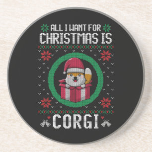 Alles, was ich zu Weihnachten gewollt ist Niedlich Getränkeuntersetzer
