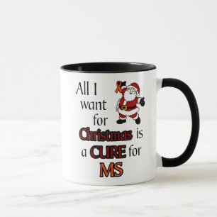 Alles, was ich zu Weihnachten/Weihnachten Gewollt  Tasse