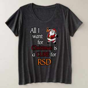 Alles, was ich zu Weihnachten/Weihnachten Wollte.. Große Größe T-Shirt