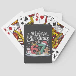 Alles was ich zu Weihnachten will ist 67 Siebenund Spielkarten