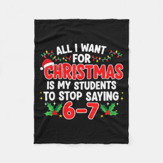 Alles, was ich zu Weihnachten will, ist, dass mein Fleecedecke