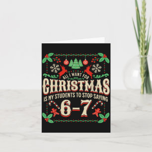 Alles, was ich zu Weihnachten will, ist, dass mein Karte