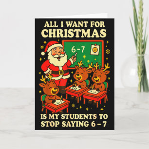 Alles, was ich zu Weihnachten will, ist, dass mein Karte
