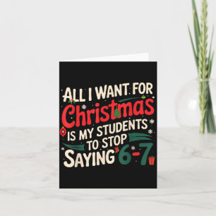 Alles, was ich zu Weihnachten will, ist, dass mein Karte