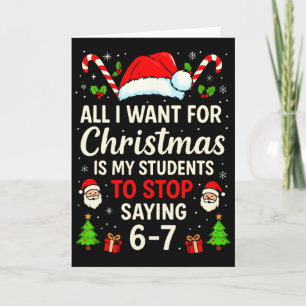 Alles, was ich zu Weihnachten will, ist, dass mein Karte
