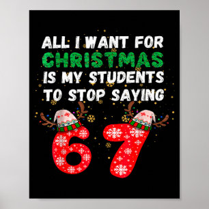 Alles, was ich zu Weihnachten will, ist, dass mein Poster