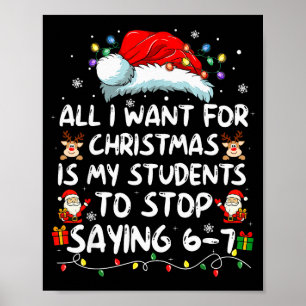 Alles, was ich zu Weihnachten will, ist, dass mein Poster