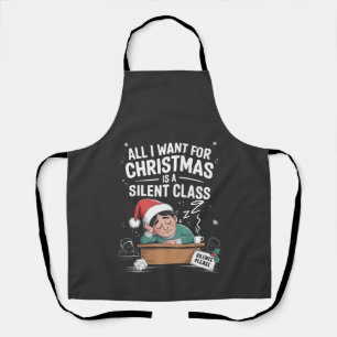 Alles, was ich zu Weihnachten will, ist eine still Schürze