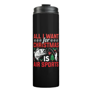 Alles, was ich zu Weihnachten will, ist Luftsport Thermosbecher