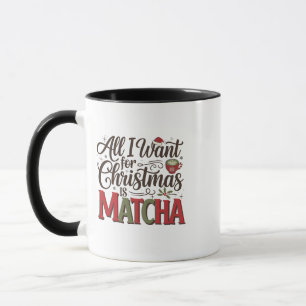 Alles, was ich zu Weihnachten will, ist Matcha Gre Tasse