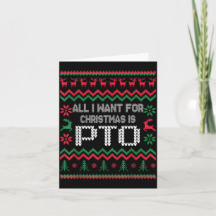 Alles, was ich zu Weihnachten will, ist PTO-Matchi Karte