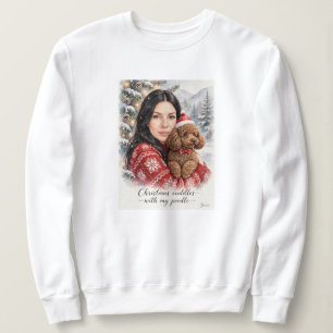 Alles, was ich zu Weihnachten will, ist Pudel Pu Sweatshirt