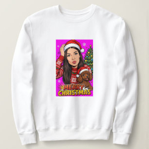 Alles, was ich zu Weihnachten will, ist Pudel Pu Sweatshirt
