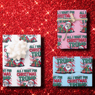 Alles, was ich zu Weihnachten will, ist Trump, Tru Geschenkpapier Set