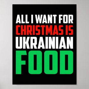 Alles, was ich zu Weihnachten will, ist ukrainisch Poster