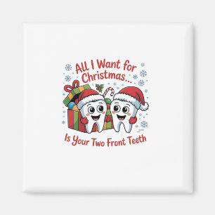 Alles, was ich zu Weihnachten will, sind deine zwe Magnet