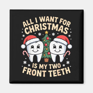 Alles, was ich zu Weihnachten will, sind meine zwe Magnet