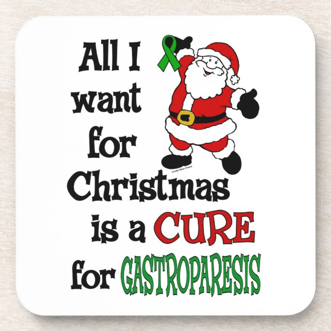 Alles, was ich zu Weihnachten Wollte...Gastropares Untersetzer (Vorderseite)