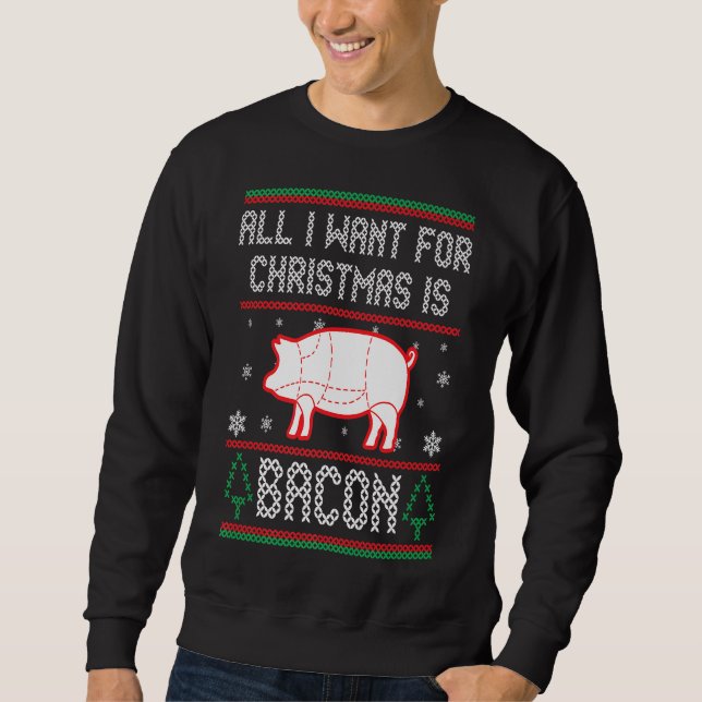 Alles, was ich zu Weihnachten Wollte, ist der T -  Sweatshirt (Vorderseite)