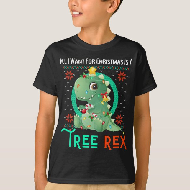 Alles, was ich zu Weihnachten Wollte, ist ein Baum T-Shirt (Vorderseite)