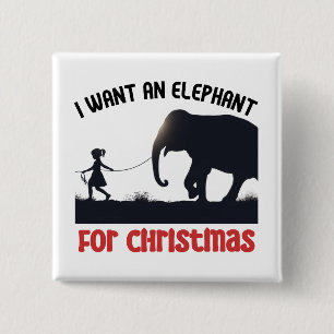 Alles, was ich zu Weihnachten wollte, ist ein Elef Button