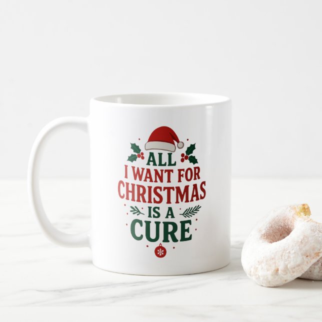 Alles, was ich zu Weihnachten Wollte, ist eine Hei Kaffeetasse (Mit Donut)