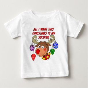 Alles, was ich zu Weihnachten wollte, ist mein Sol Baby T-shirt